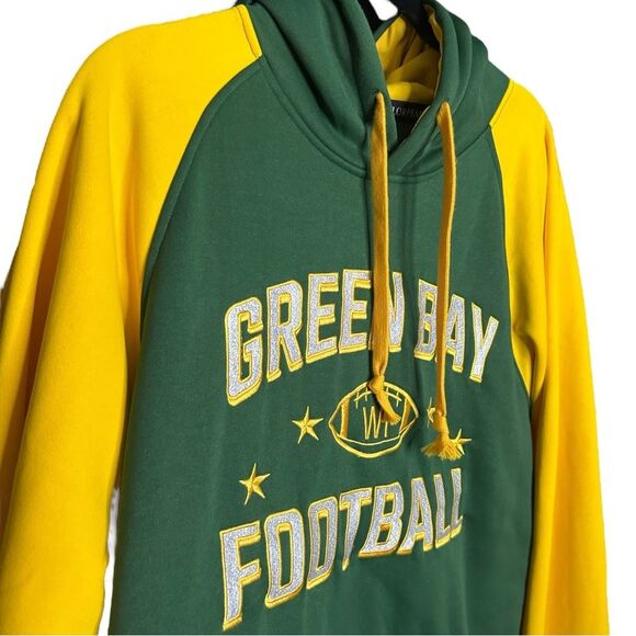 CLORPEAK Football Fully Embroidery Soft Classic Pullover Sweatshirt Hoodie XXL - Picture 8 of 13